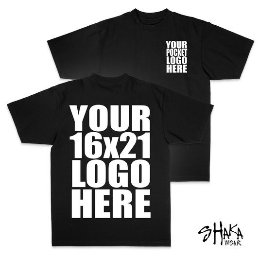 Shaka Max Heavyweight Front Pocket & Back 16x21 Sample