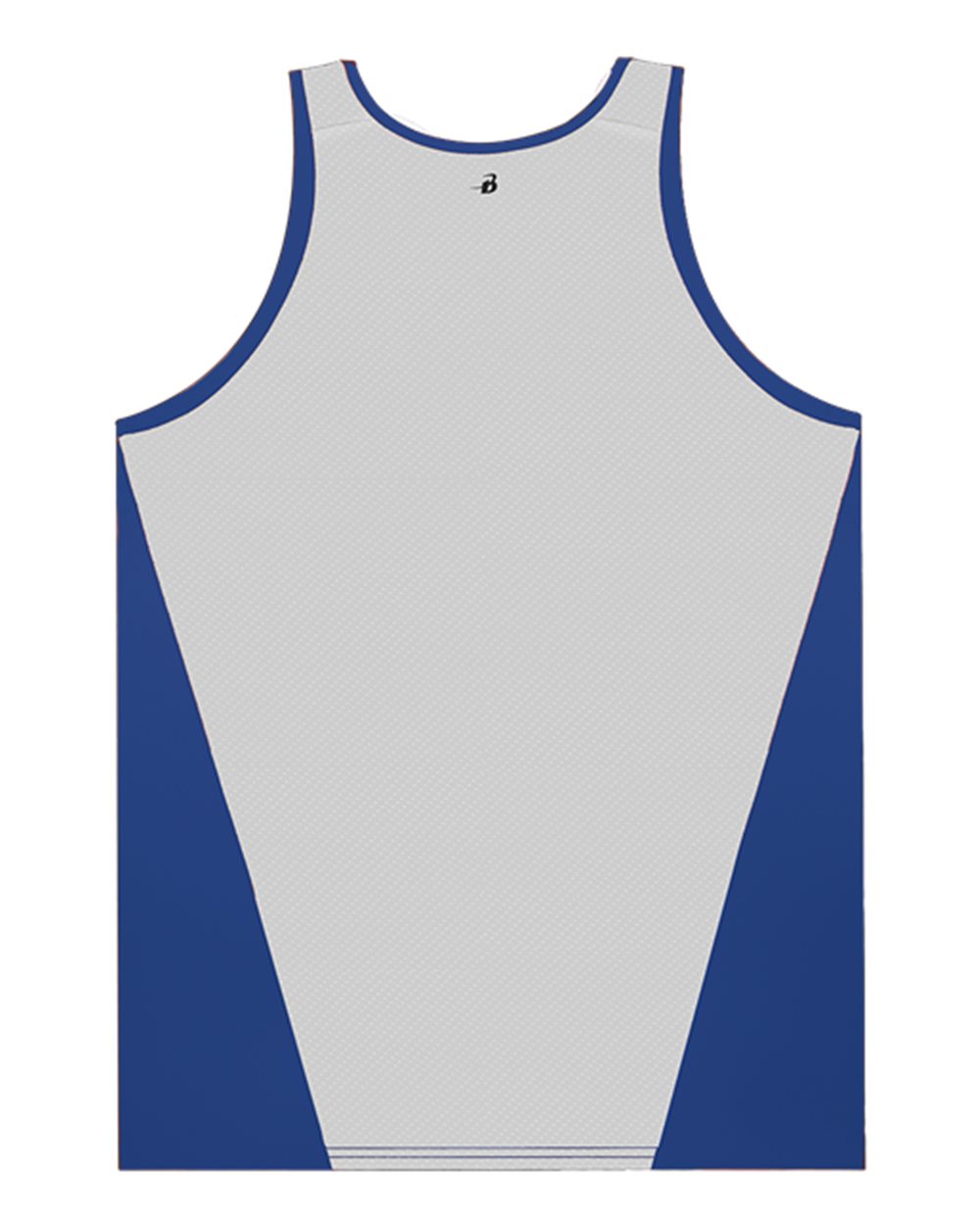 Alleson Athletic 2668 Youth Ventback Singlet in Royal/ White, back