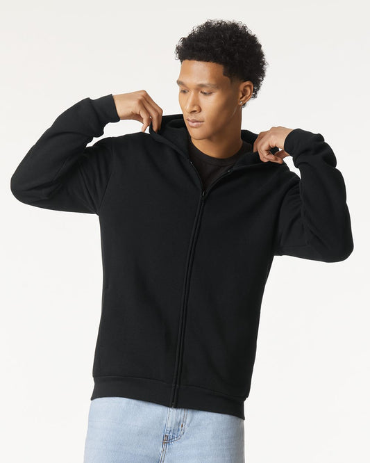 American Apparel RF497 Unisex ReFlex Fleece Full-Zip Hoodie Sweatshirt