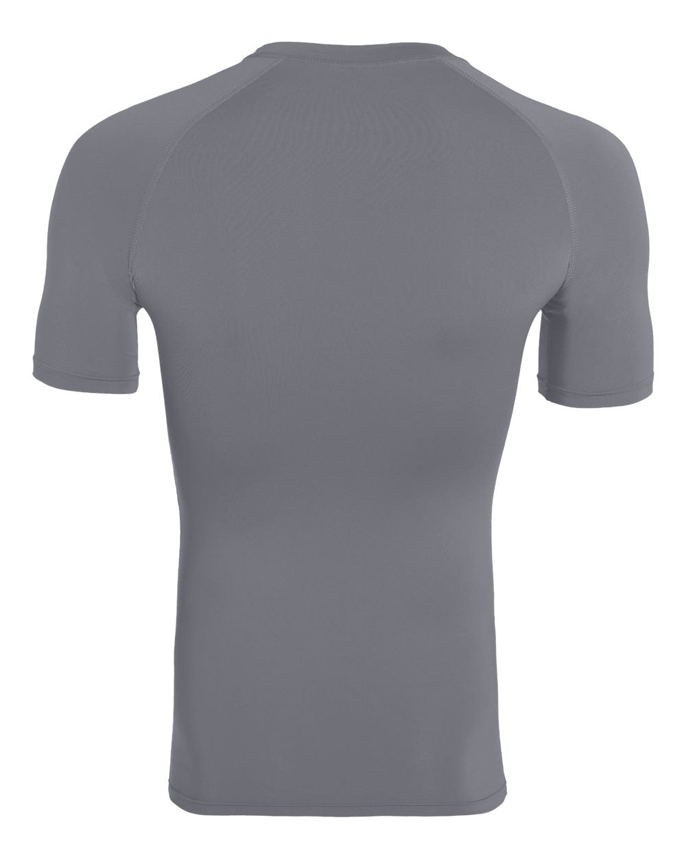Augusta Sportswear 2600 Men's Hyperform Compression Raglan T-Shirt in Graphite, back