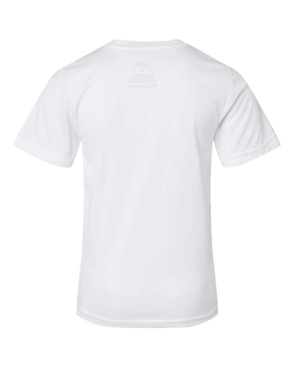 Augusta Sportswear 791 Youth Nexgen Performance T-Shirt in White, back