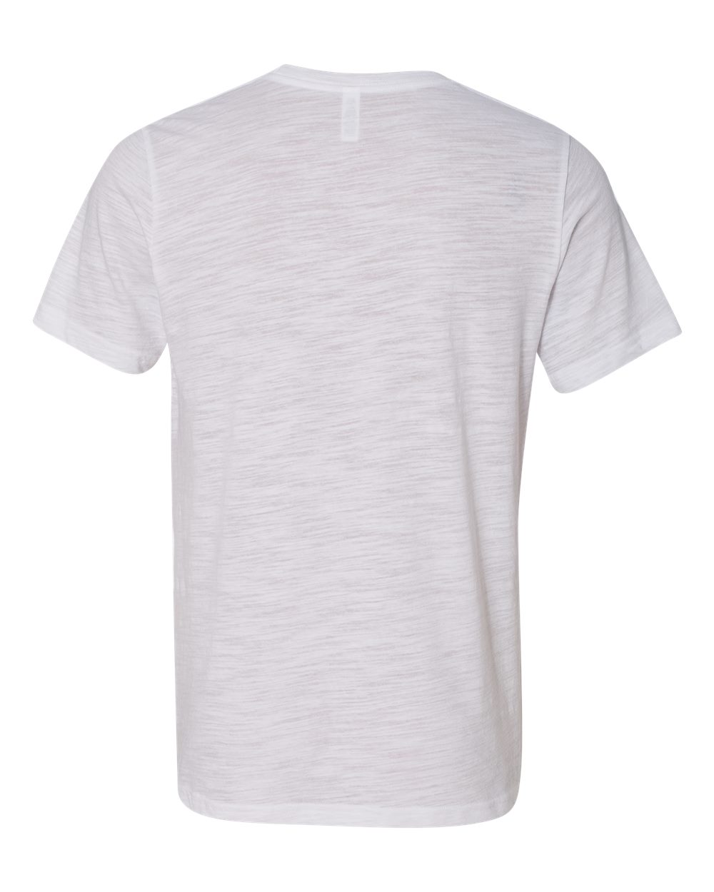 BELLA + CANVAS 3650 Unisex Texture Tee in White Slub, back