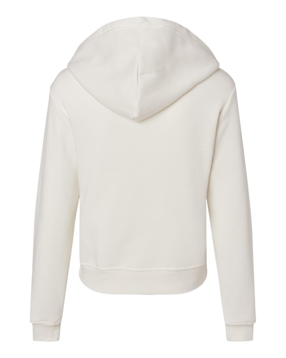 BELLA + CANVAS 7519 Women's Classic Hoodie Sweatshirt in Vintage White, back