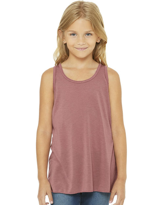 BELLA + CANVAS 8800Y Youth Flowy Racerback Tank