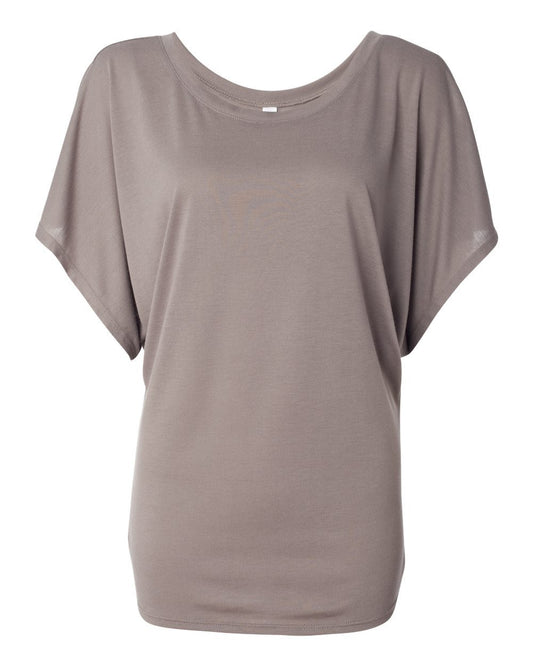BELLA + CANVAS 8821 Women’s Flowy Draped Dolman Tee