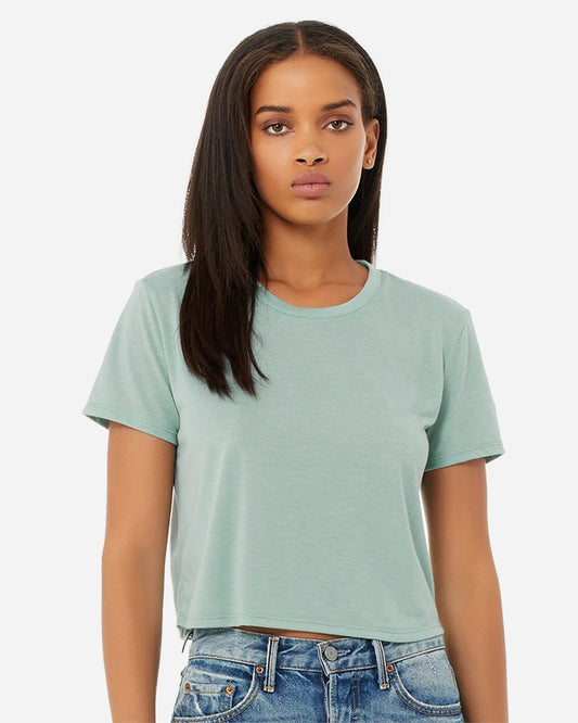 BELLA + CANVAS 8882 Women’s Flowy Crop Tee