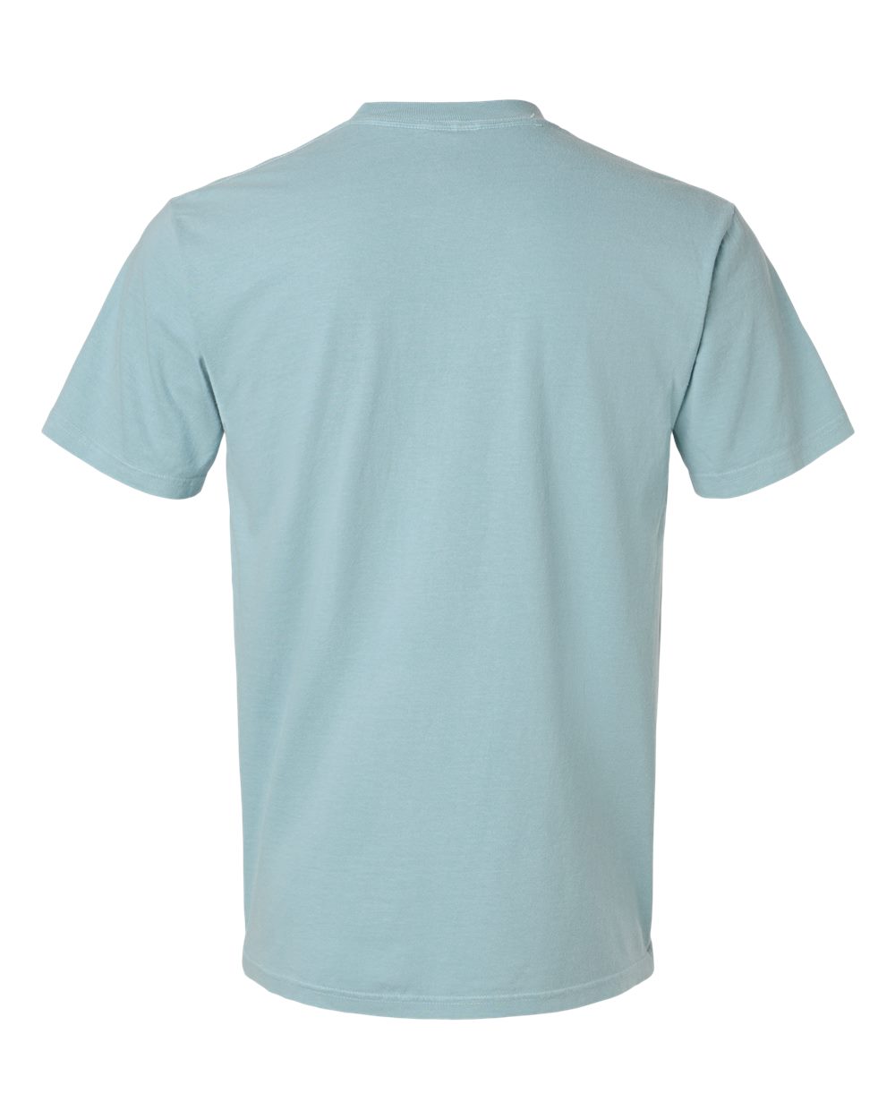 Comfort Colors 6030 Unisex Garment-Dyed Heavyweight Pocket T-Shirt in Yankey Blue, back