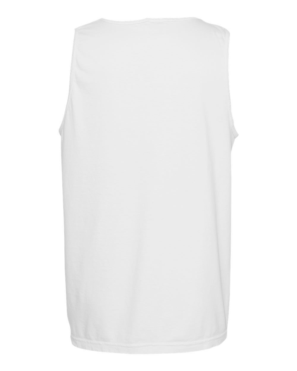Comfort Colors 9360 Unisex Garment-Dyed Heavyweight Tank Top in White, back