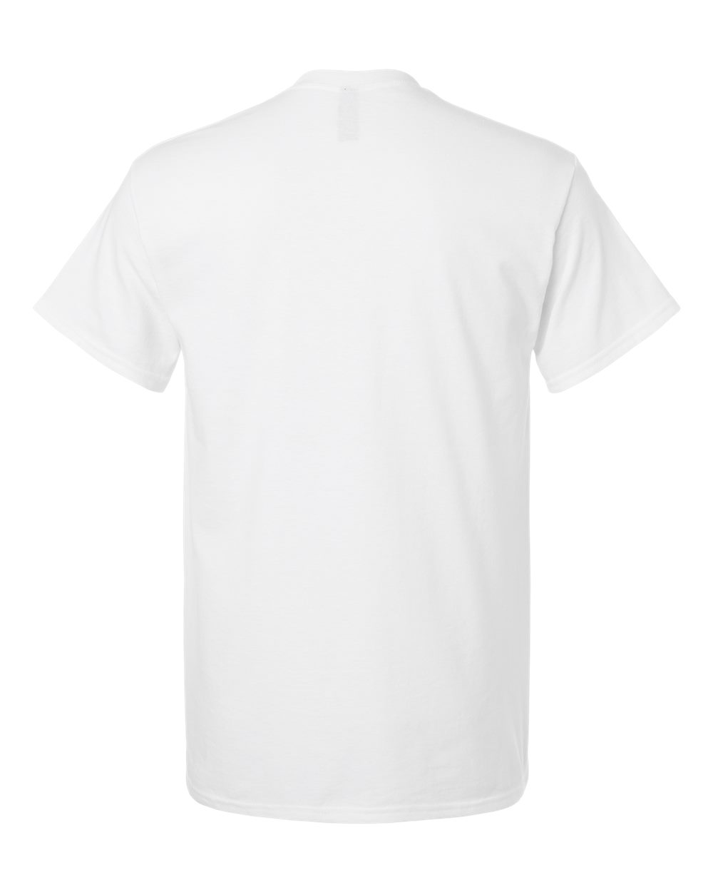 Gildan 2300 Unisex Ultra Cotton® Pocket T-Shirt in White, back