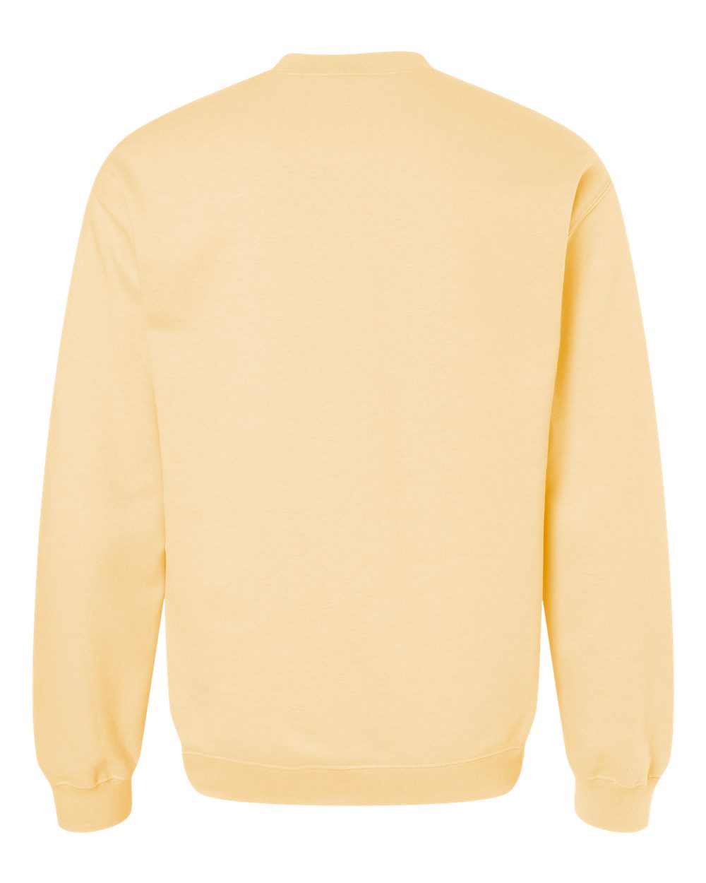 Gildan SF000 Unisex Softstyle® Midweight Crewneck Sweatshirt in Yellow Haze, back