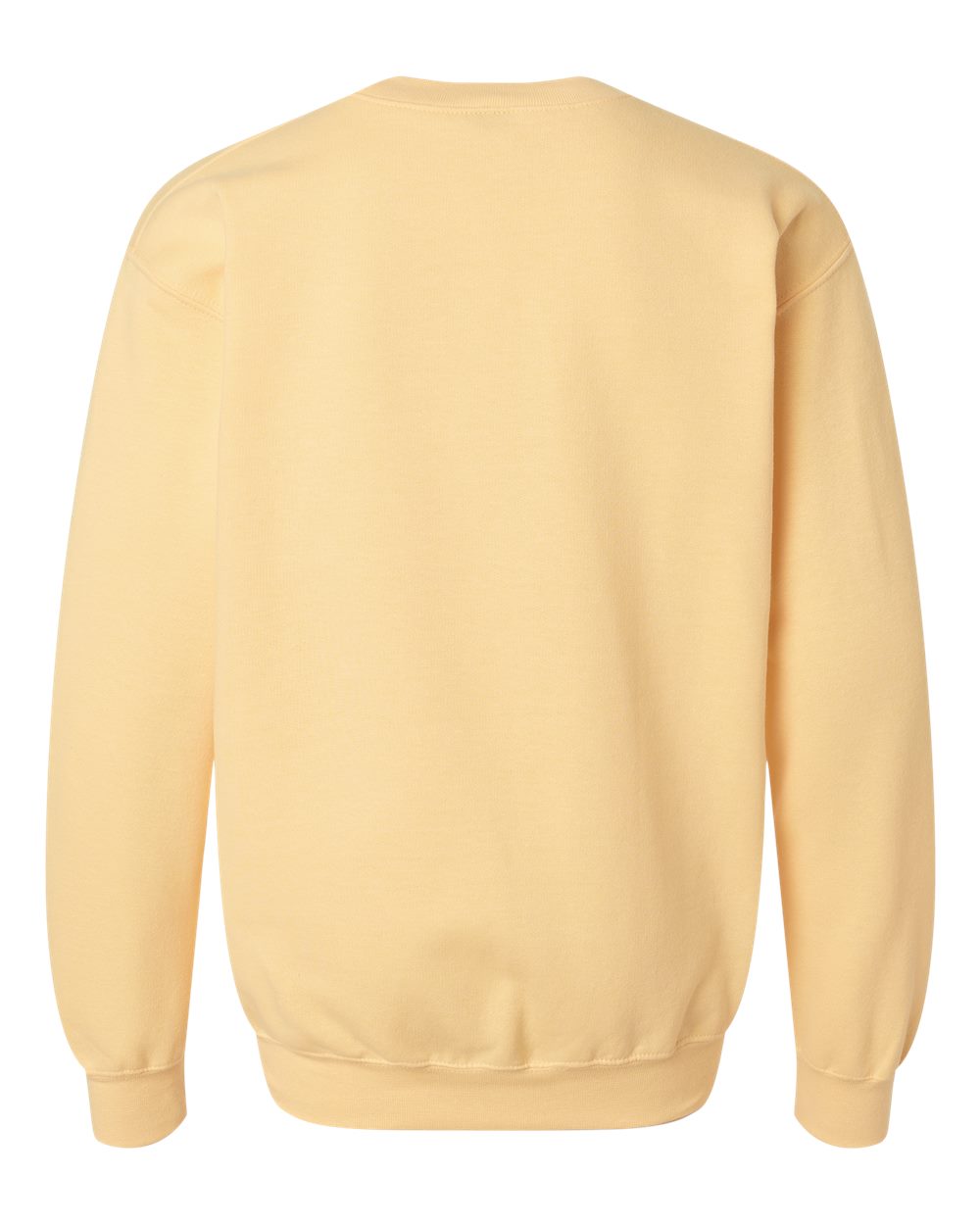 Gildan SF000B Youth Softstyle® Midweight Crewneck Sweatshirt in Yellow Haze, back
