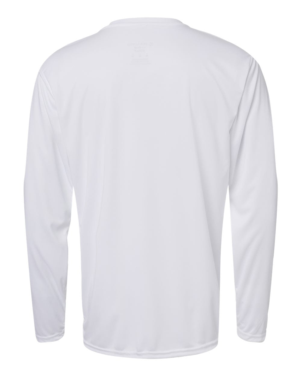 Holloway 222822 Men's Momentum Long Sleeve T-Shirt in White, back