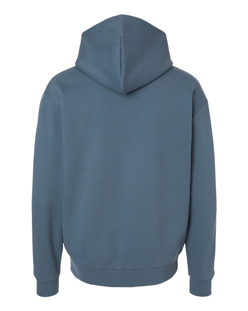 Independent Trading Co. IND330BLV Unisex Boulevard Heavyweight Hooded Sweatshirt in Storm Blue, back