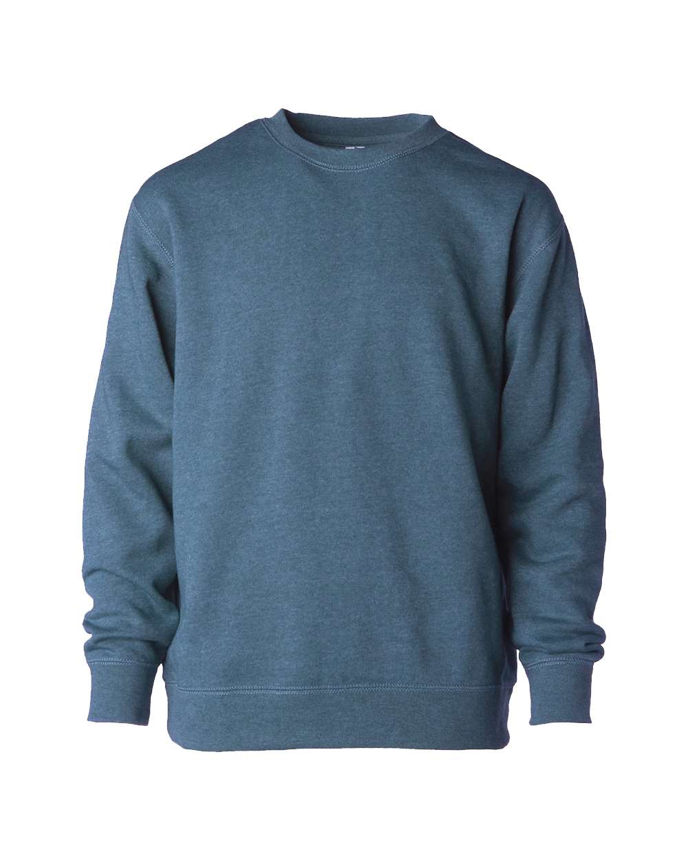 Independent Trading Co. PRM15YSBC Youth Lightweight Special Blend Crewneck Sweatshirt in Storm Blue Heather