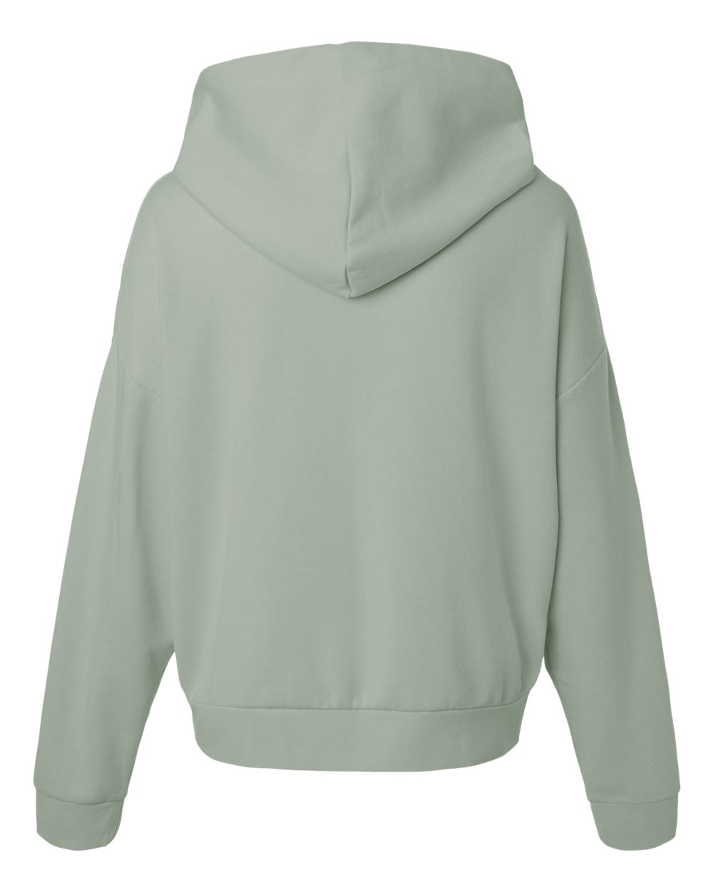 Independent Trading Co. PRM2600 Women's California Wave Wash Sunday Hooded Sweatshirt in Sage, back