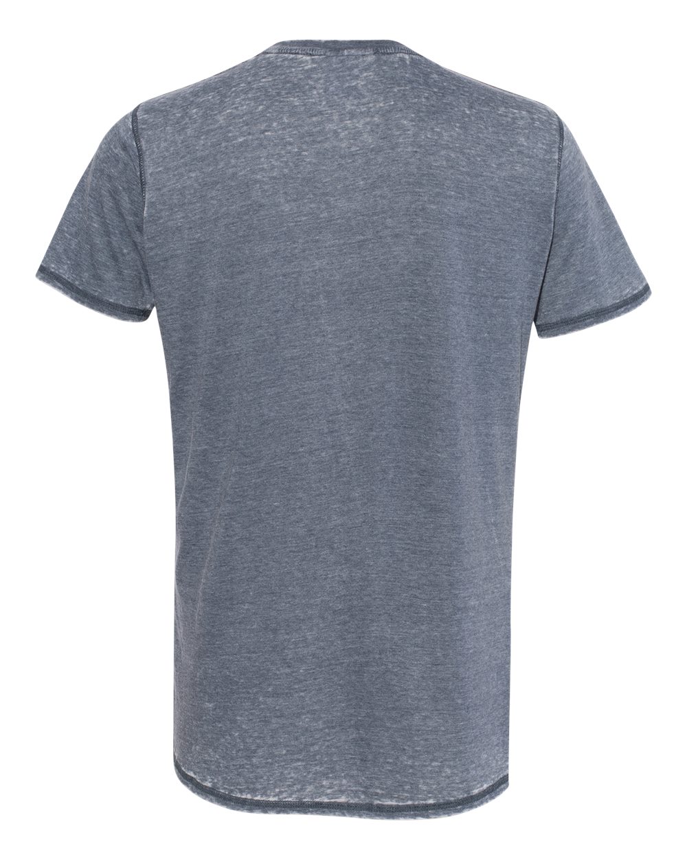 J. America 8115 Unisex Zen Jersey T-Shirt in Vintage Navy, back