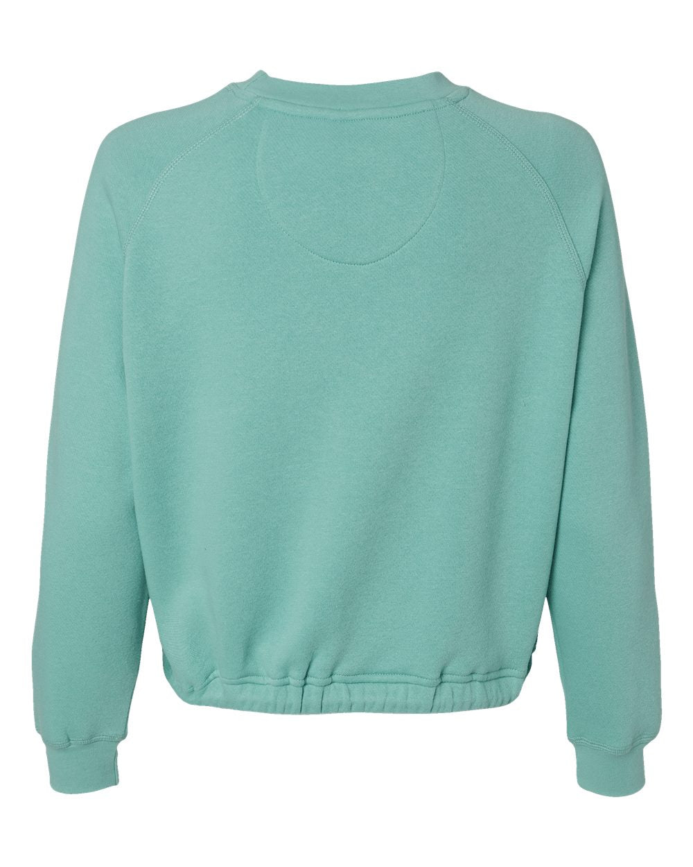 Live & Tell by LAT 3528 Women's Relaxed Boxy Crewneck Sweatshirt in Saltwater, back