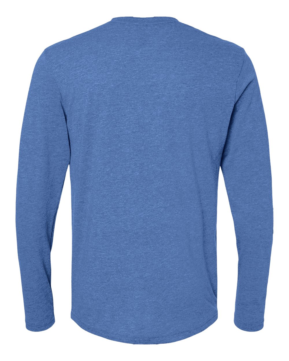 Next Level 6071 Unisex Triblend Long Sleeve Tee in Vintage Royal, back