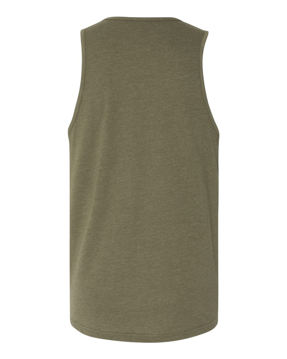Next Level 6233 Unisex CVC Tank in Military Green, back
