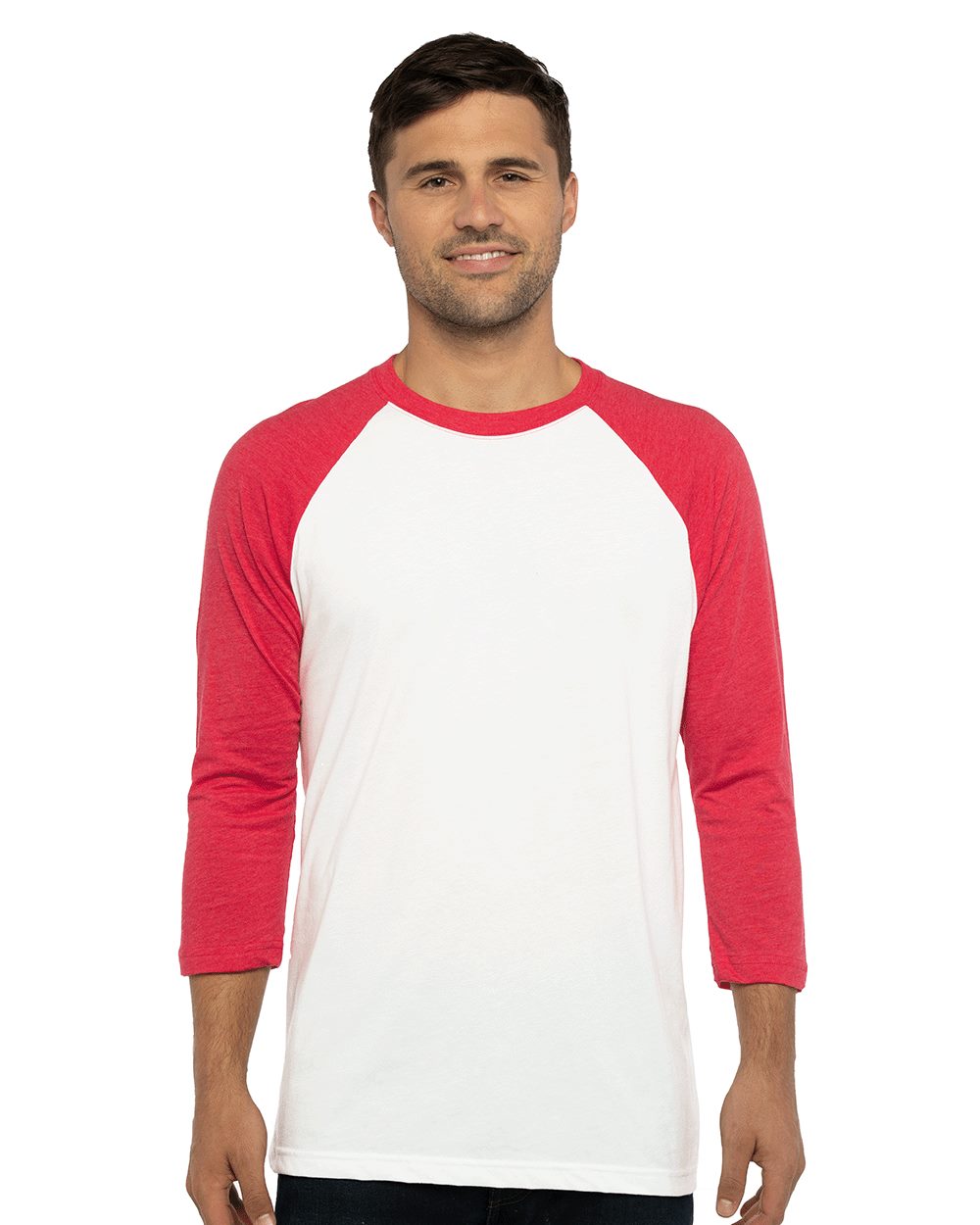 Next Level 6251 Unisex CVC Three-Quarter Sleeve Raglan Tee