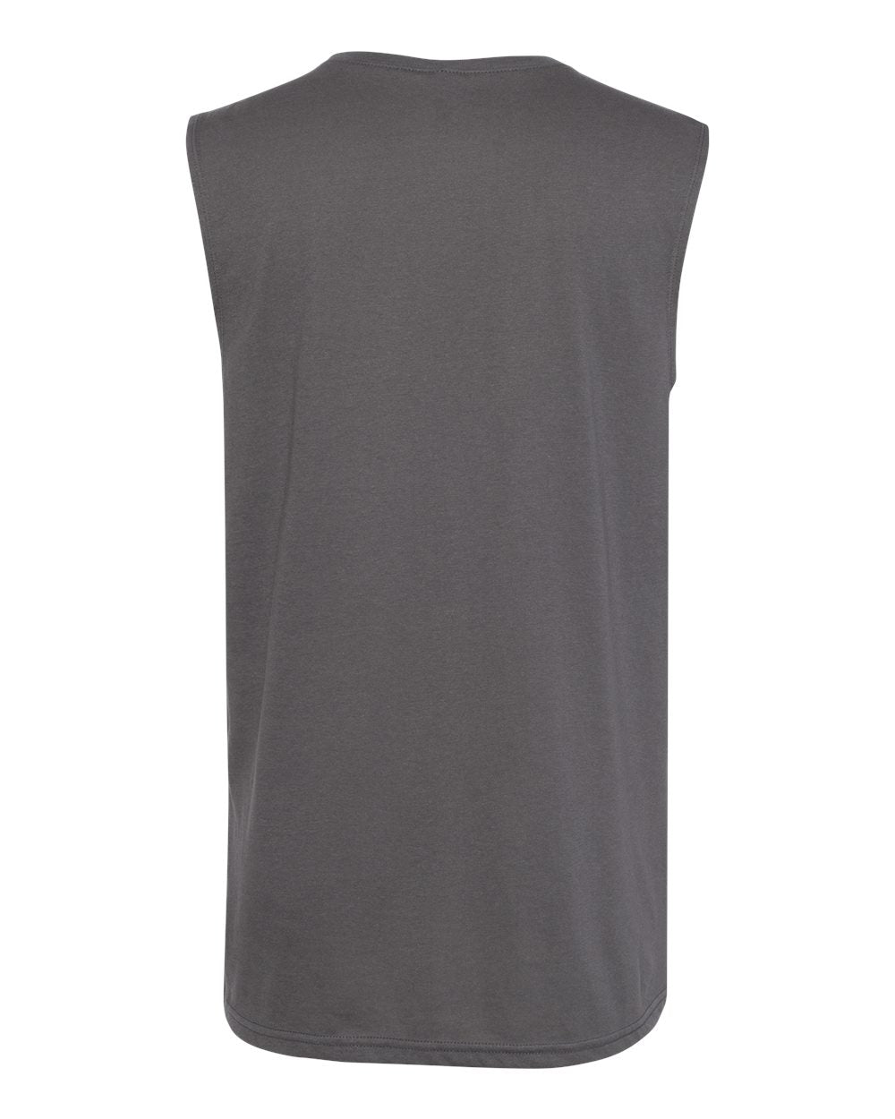 Next Level 6333 Unisex Lightweight Cotton/Poly Muscle Tank in Heavy Metal, back