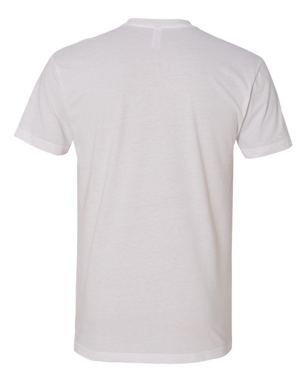 Next Level 6410 Unisex Sueded Tee in White, back