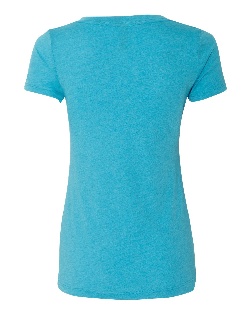 Next Level 6740 Women’s Triblend Deep V-Neck Tee in Vintage Turquoise, back