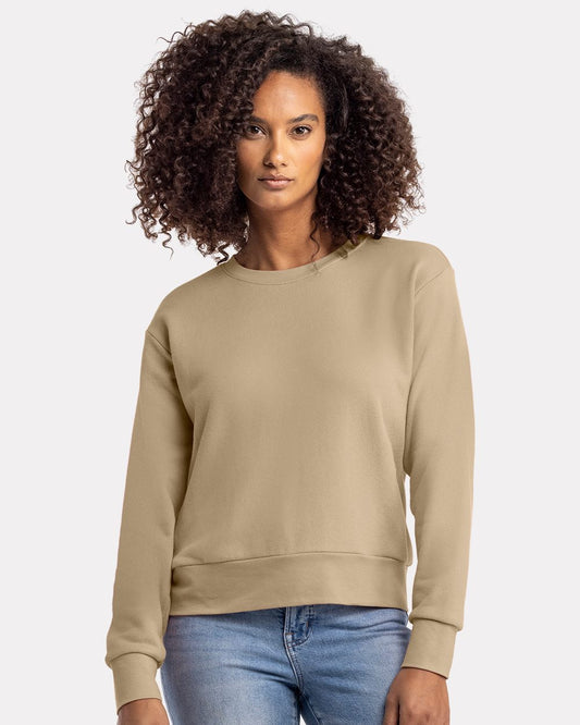 Next Level 9084 Women's Laguna Sueded Crewneck Sweatshirt