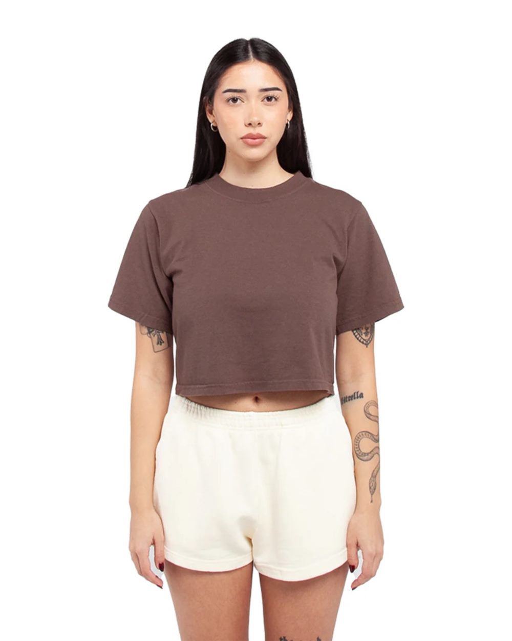 Shaka Wear SHGDC Women's Garment-Dyed Cropped Tee