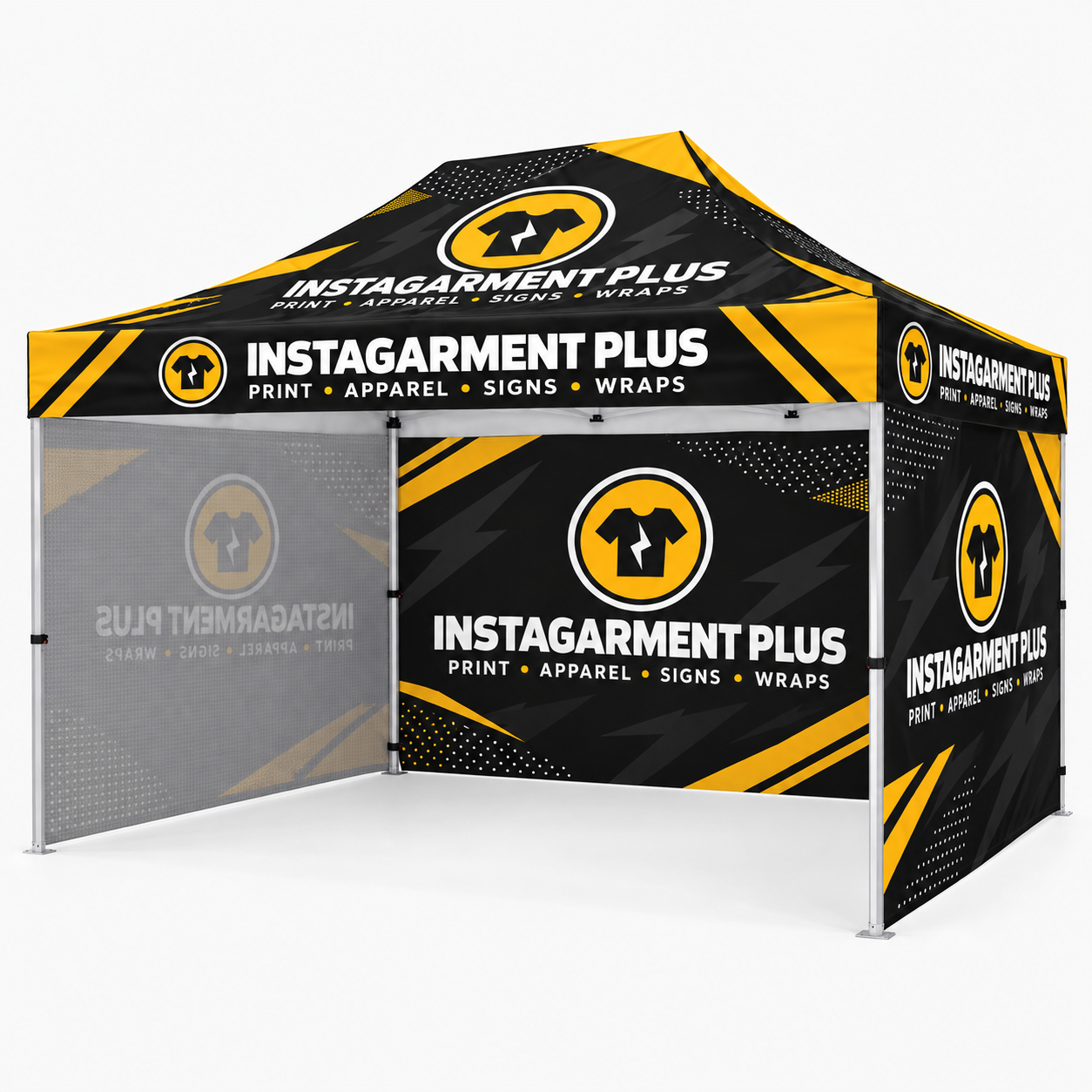 15ft Tent Full Wall replacement graphic