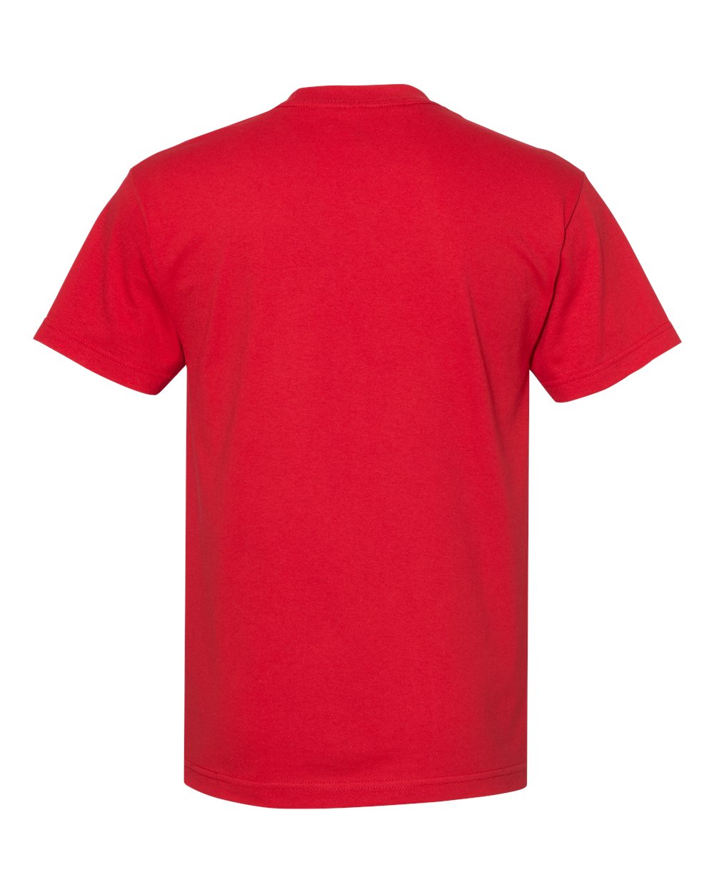 American Apparel T-Shirt Red back