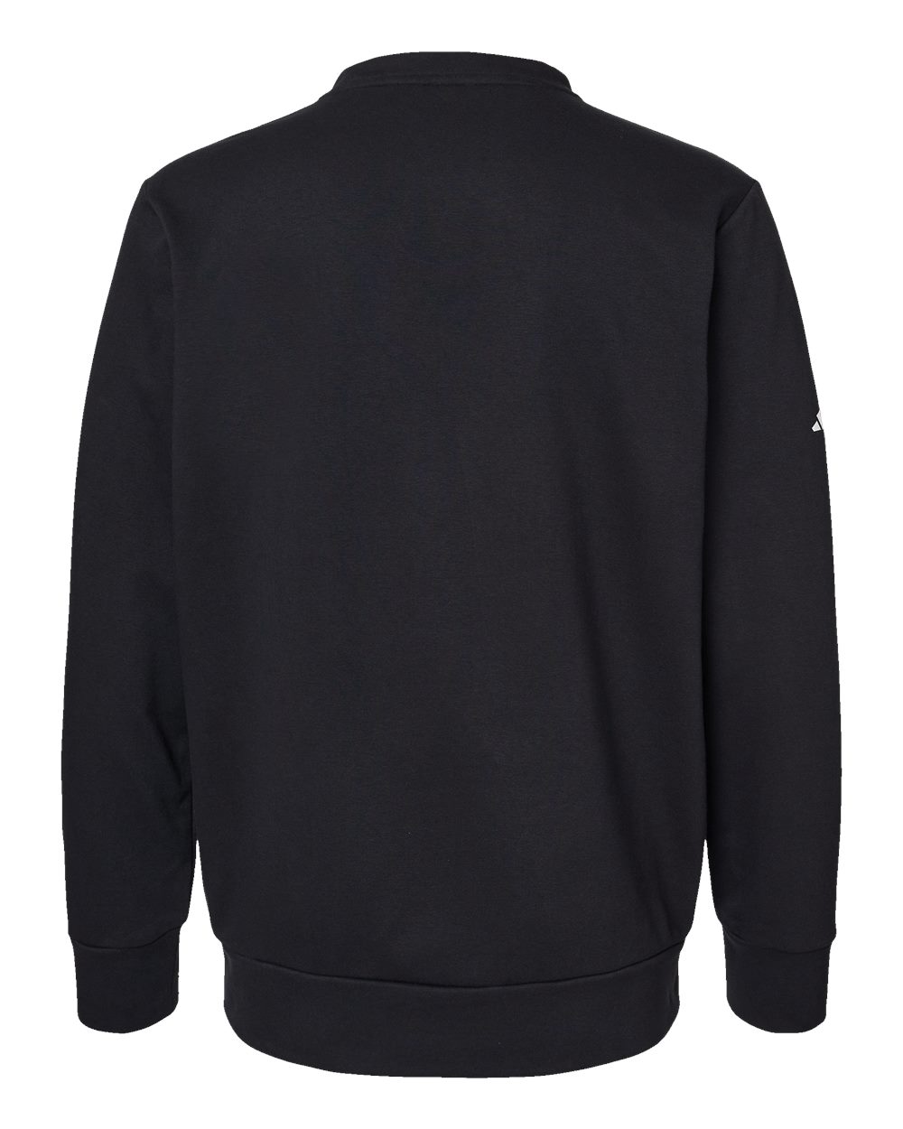 Adidas A434 Unisex Fleece Crewneck Sweatshirt in Black, back