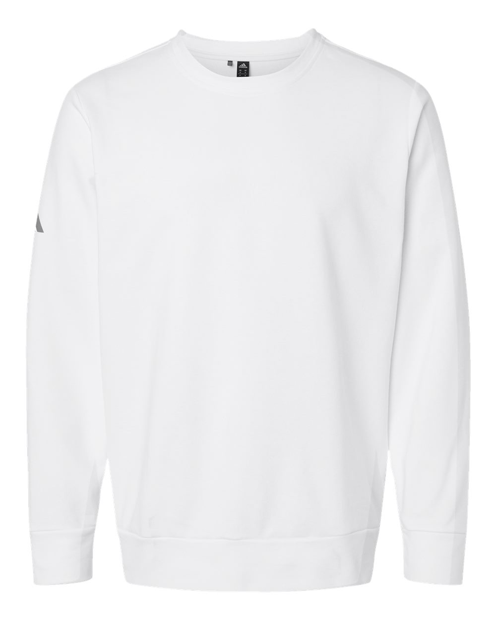 Adidas A434 Unisex Fleece Crewneck Sweatshirt in White