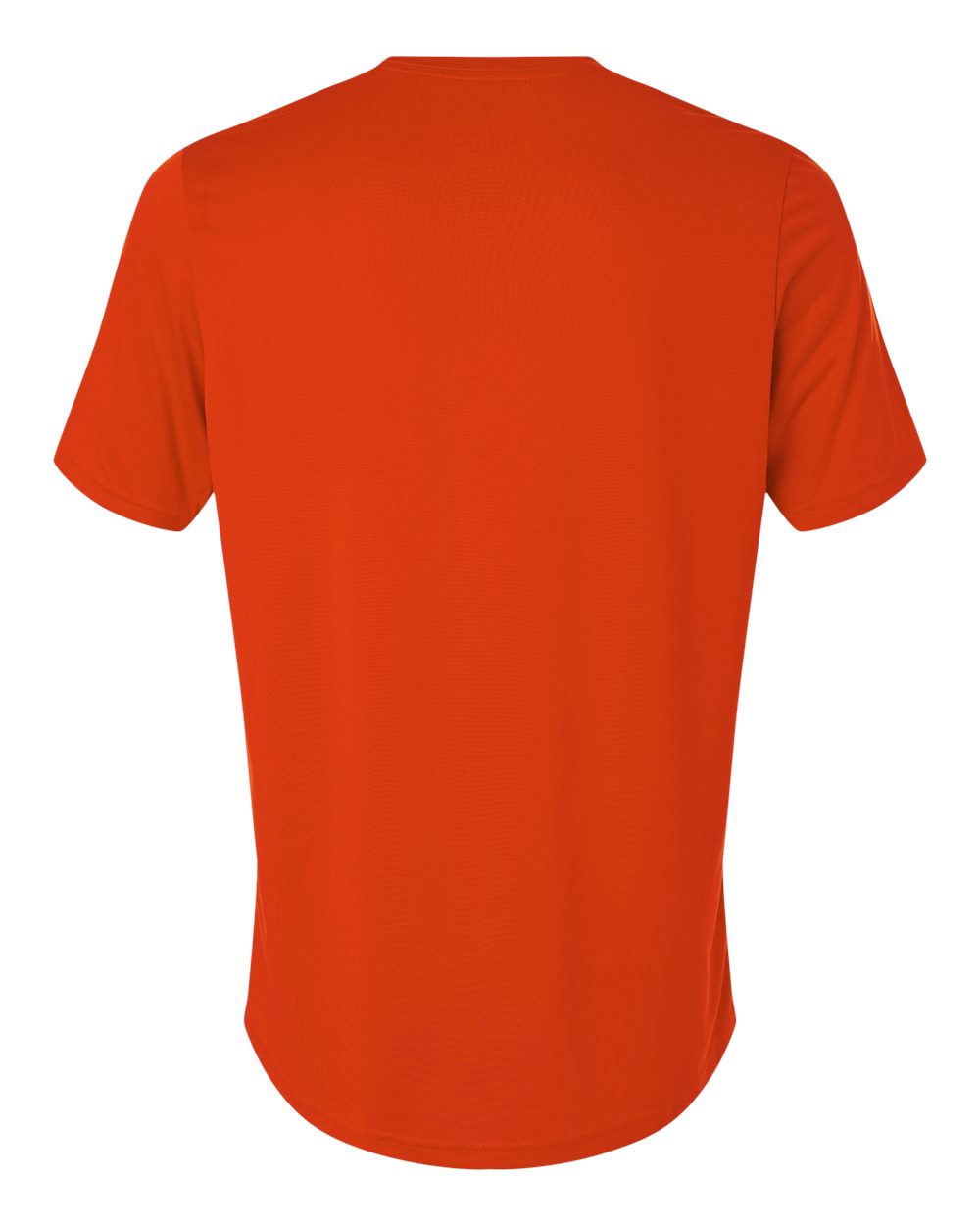 Adidas AT101 Men's Pregame T-Shirt in Collegiate Orange/ White, back