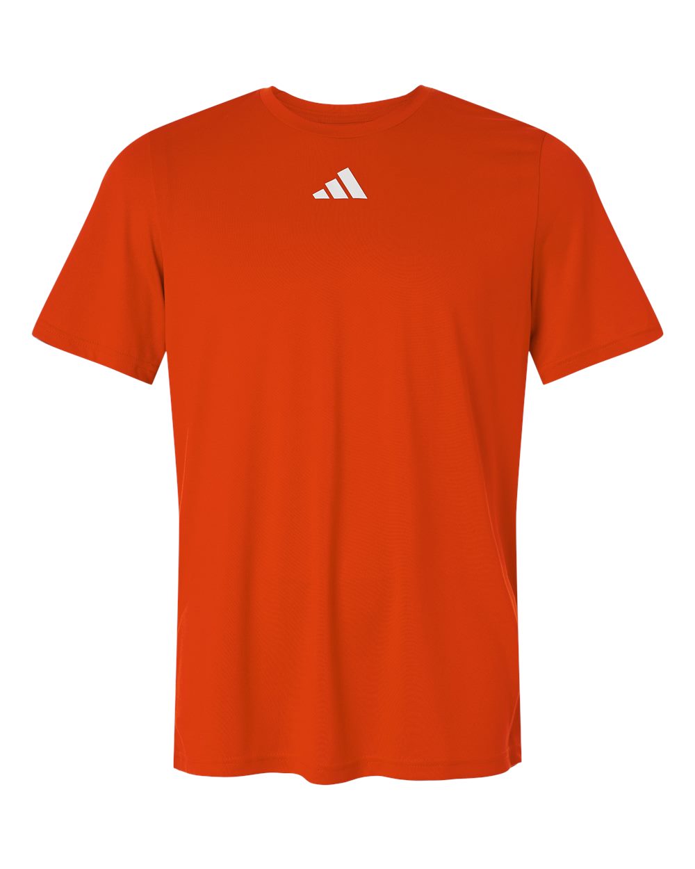 Adidas AT101 Men's Pregame T-Shirt in Collegiate Orange/ White