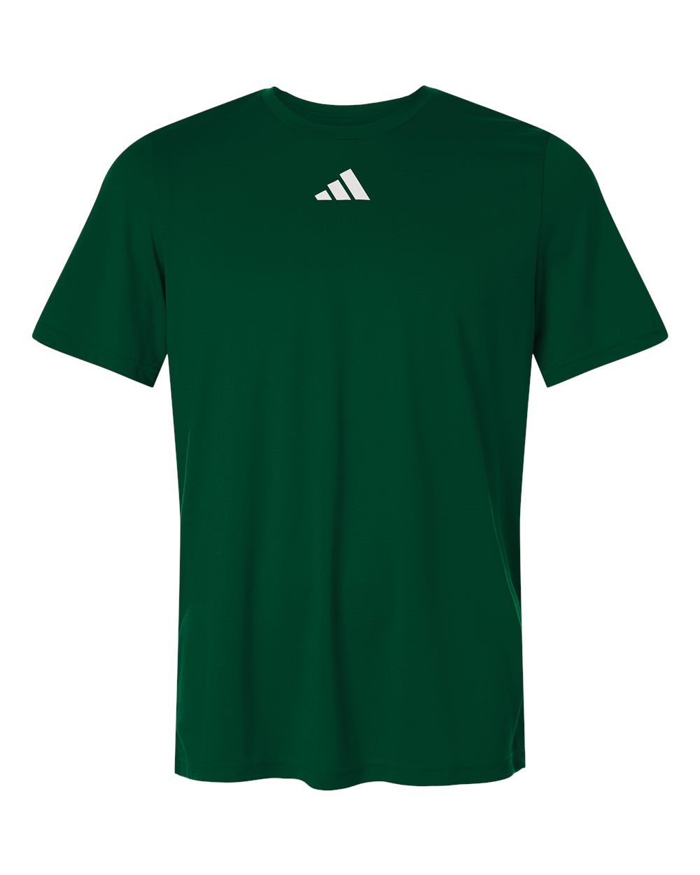 Adidas AT101 Men's Pregame T-Shirt in Dark Green/ White