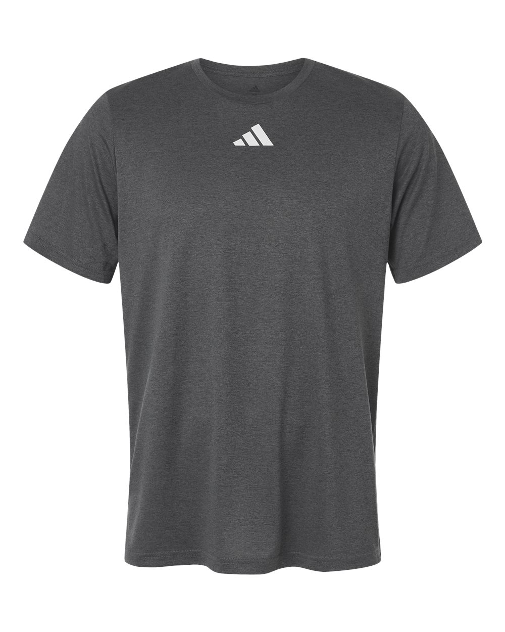Adidas AT101 Men's Pregame T-Shirt in Dark Grey Heather/ White