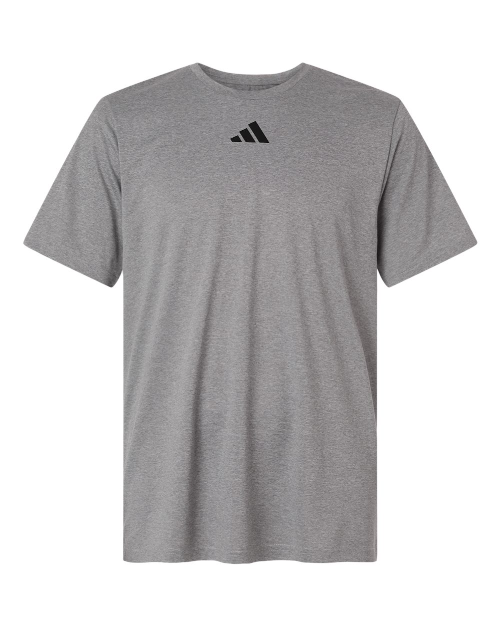 Adidas AT101 Men's Pregame T-Shirt in Medium Grey Heather/ Black