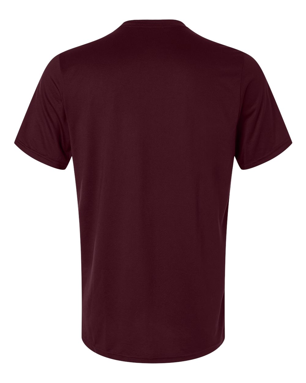 Adidas AT101 Men's Pregame T-Shirt in Team Maroon/ White, back