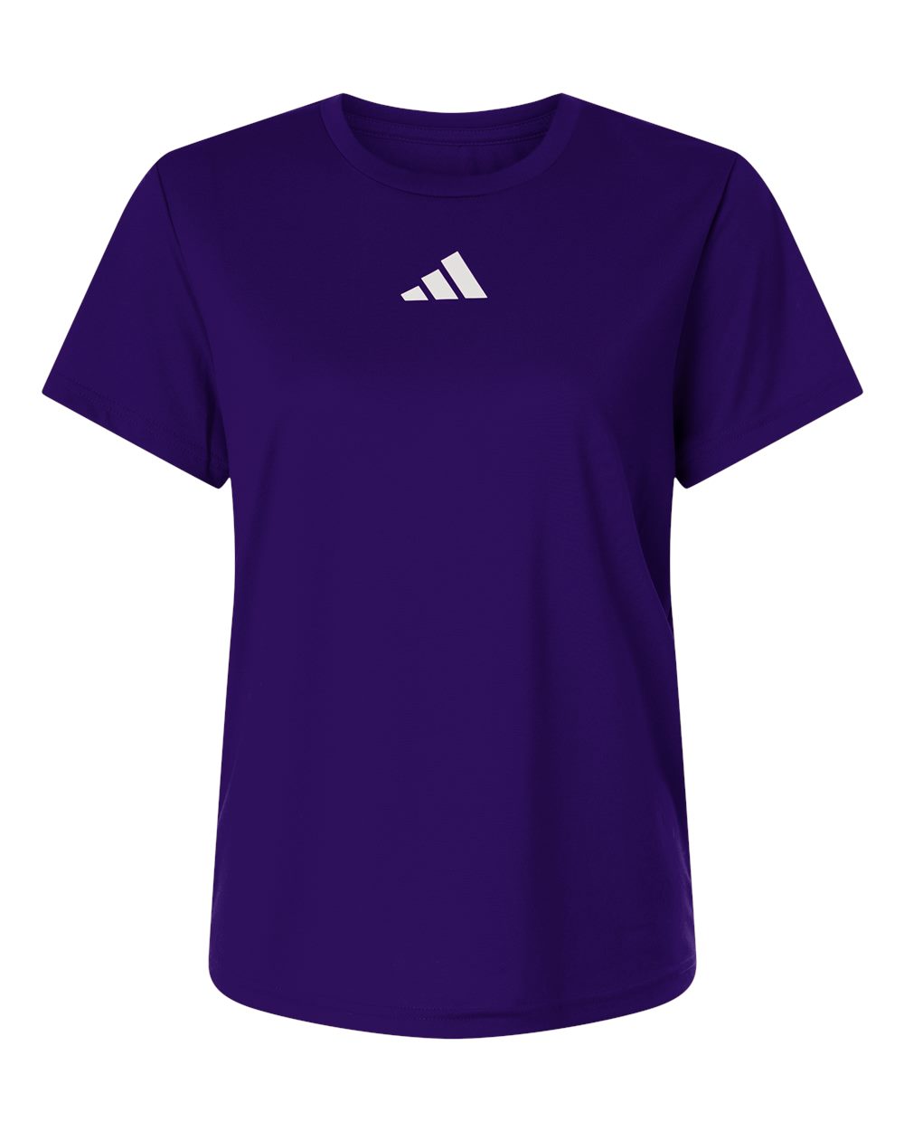 Adidas AT102 Women's Pregame T-Shirt in Team Collegiate Purple/ White