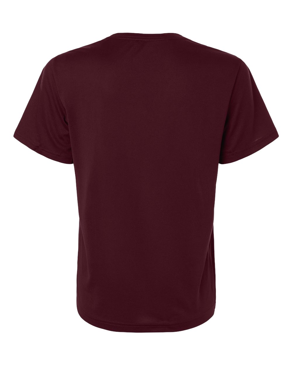 Adidas AT102 Women's Pregame T-Shirt in Team Maroon/ White, back