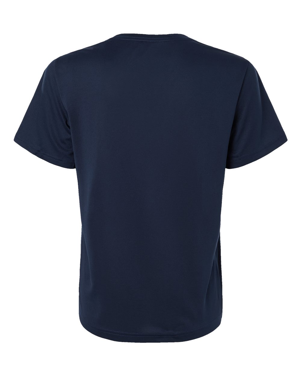 Adidas AT102 Women's Pregame T-Shirt in Team Navy Blue/ White, back