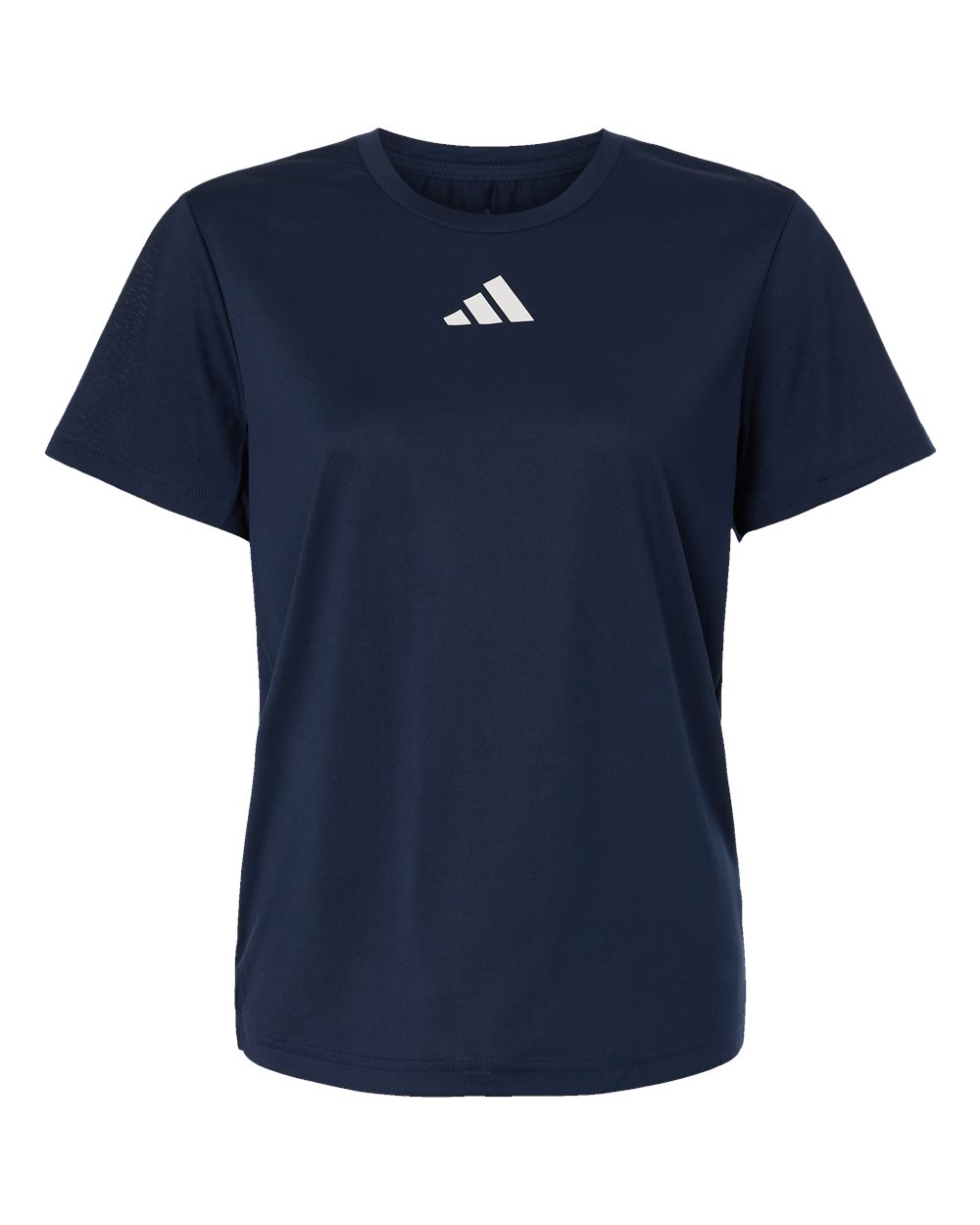 Adidas AT102 Women's Pregame T-Shirt in Team Navy Blue/ White