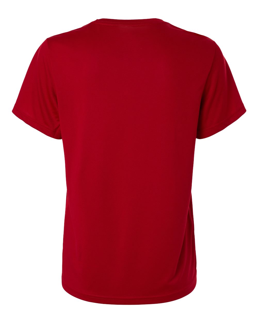 Adidas AT102 Women's Pregame T-Shirt in Team Power Red/ White, back