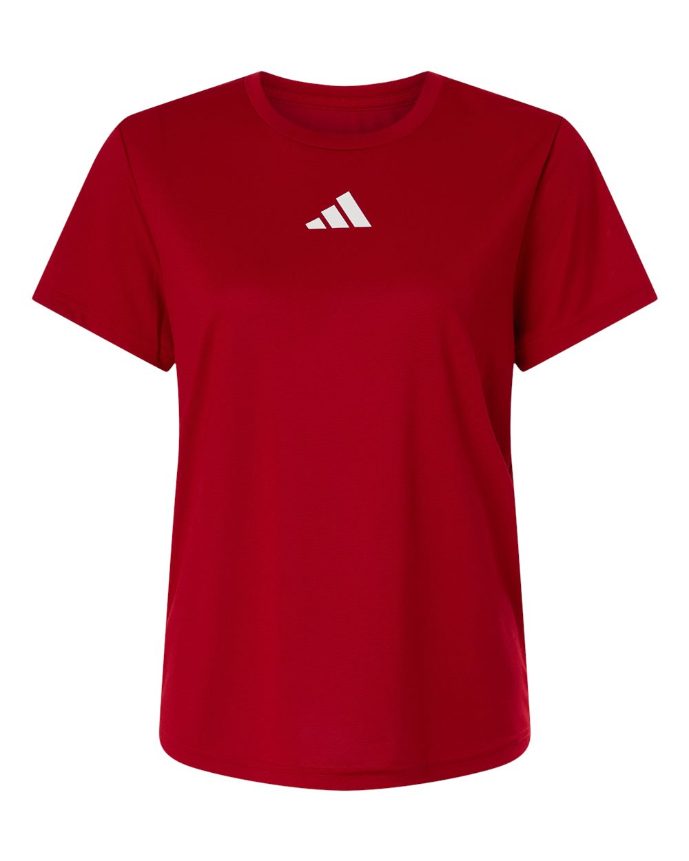 Adidas AT102 Women's Pregame T-Shirt in Team Power Red/ White