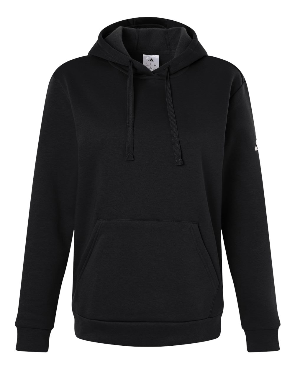 Adidas AT204 Women's Fleece Hooded Sweatshirt in Black/ White