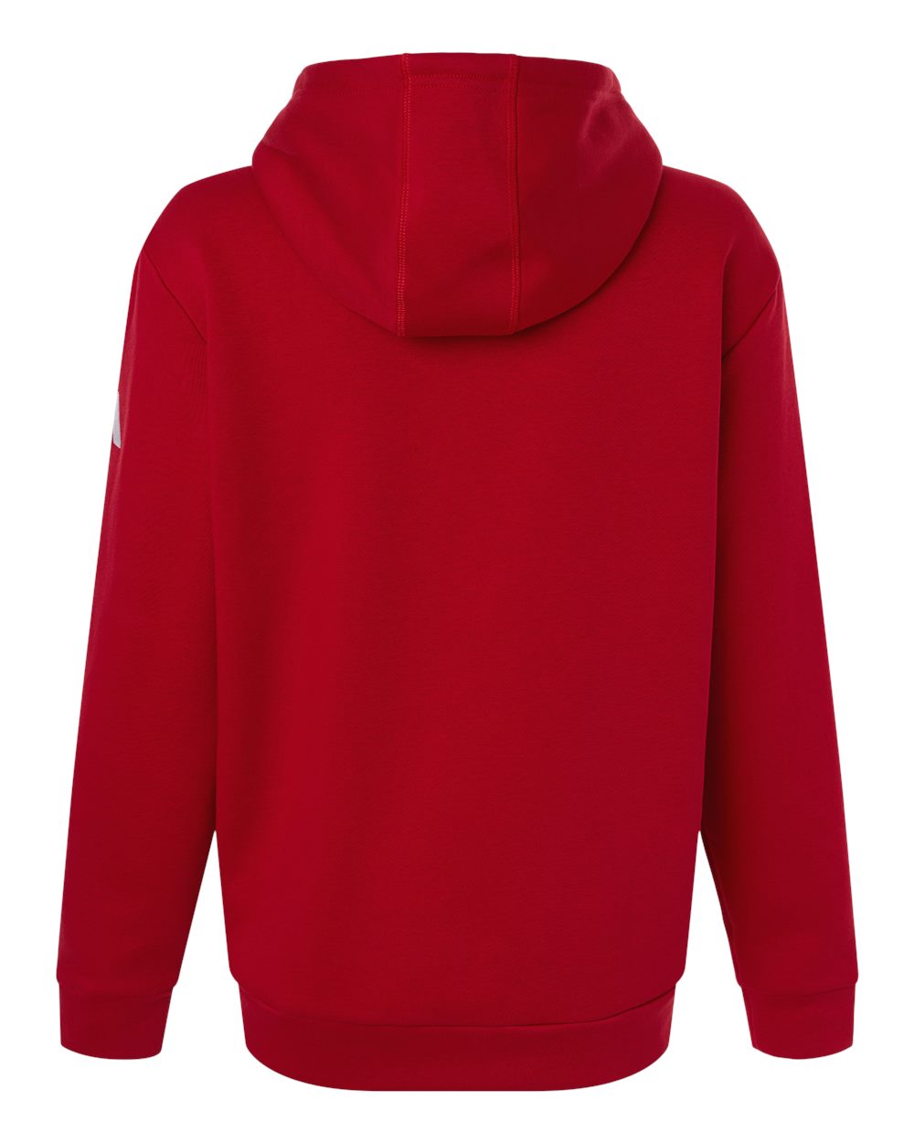 Adidas AT204 Women's Fleece Hooded Sweatshirt in Team Power Red/ White, back