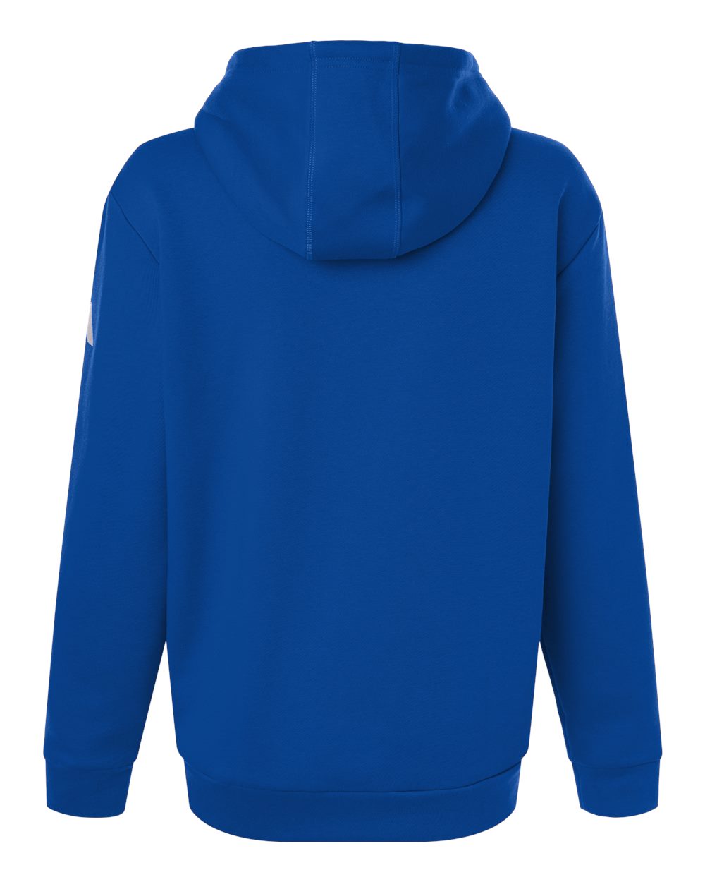 Adidas AT204 Women's Fleece Hooded Sweatshirt in Team Royal Blue/ White, back