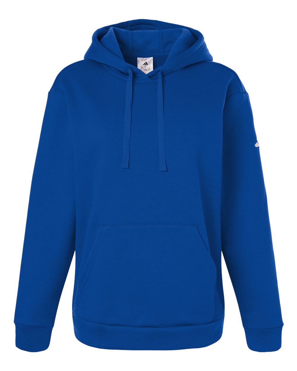 Adidas AT204 Women's Fleece Hooded Sweatshirt in Team Royal Blue/ White