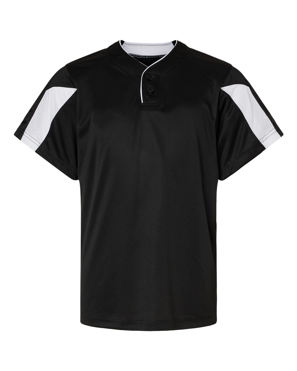 Alleson Athletic 2976 Youth Striker Placket in Black/ White
